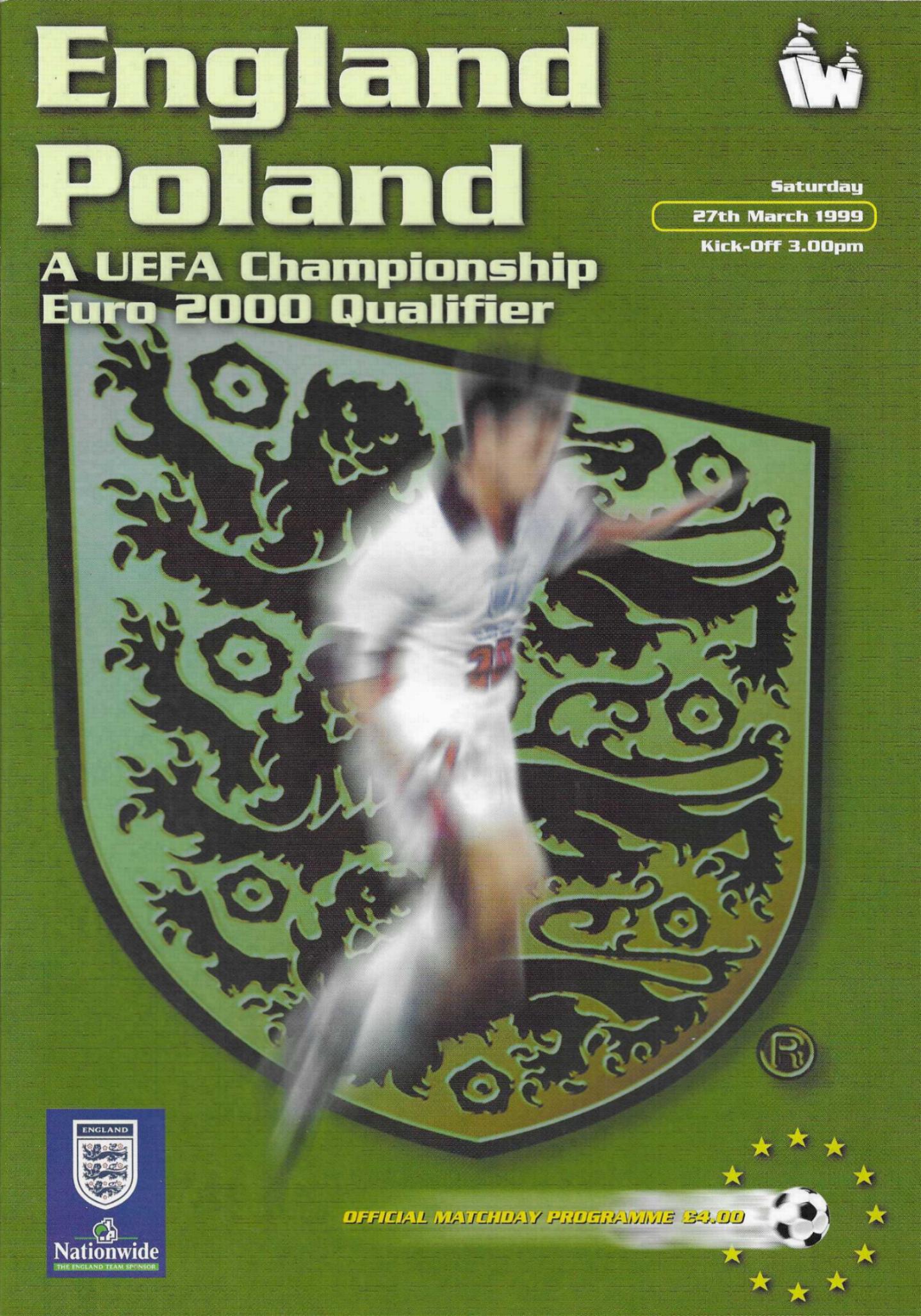 1999 - ENGLAND v POLAND